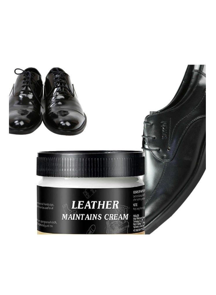 ويليام وير كريم مُحافظ على الجلد، كريم مُرمم لون الجلد، بلسم مُعيد تلوين تنجيد الجلد، بلسم مُعيد تلوين الأرائك والأحذية الجلدية، أبيض 100 غ + 5 غ - Image 3